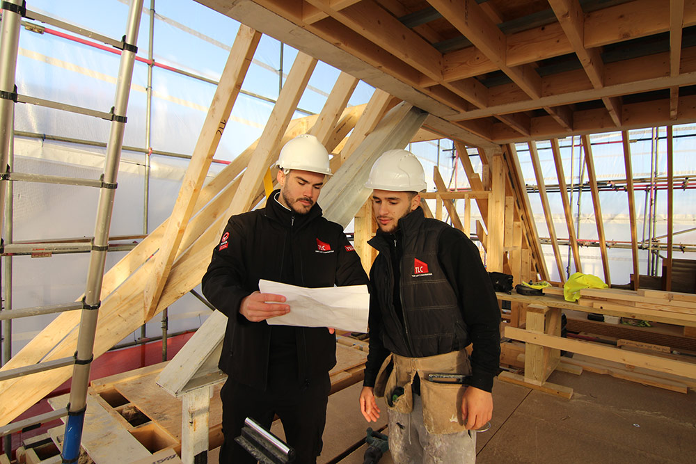The Loft Converter workers on-site