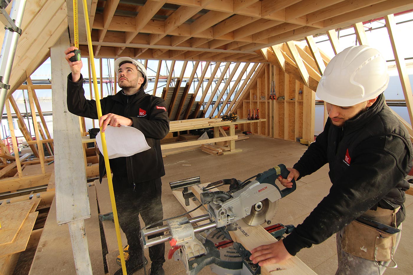 TLC staff on site