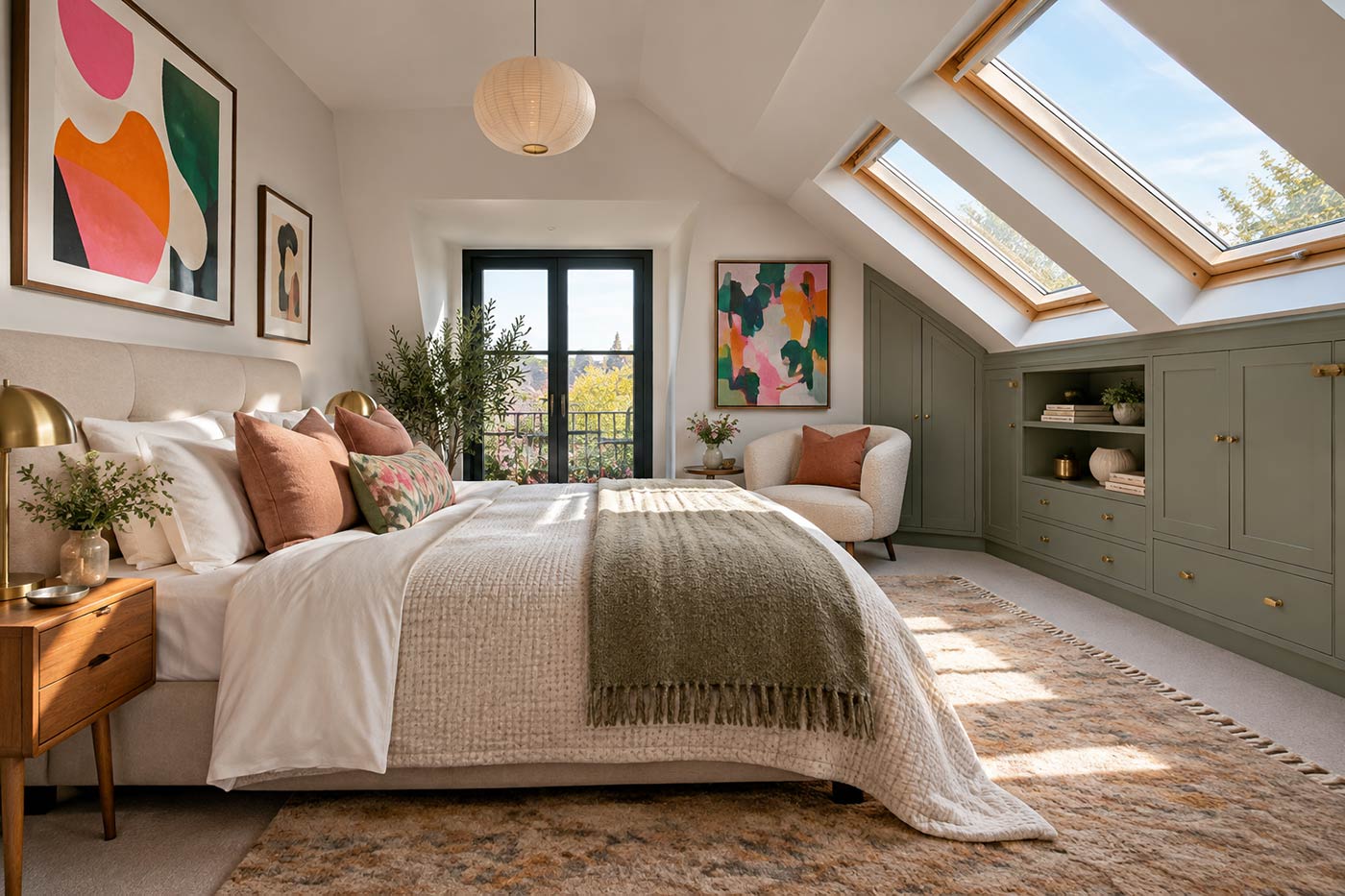 South London Loft Conversion Bedroom