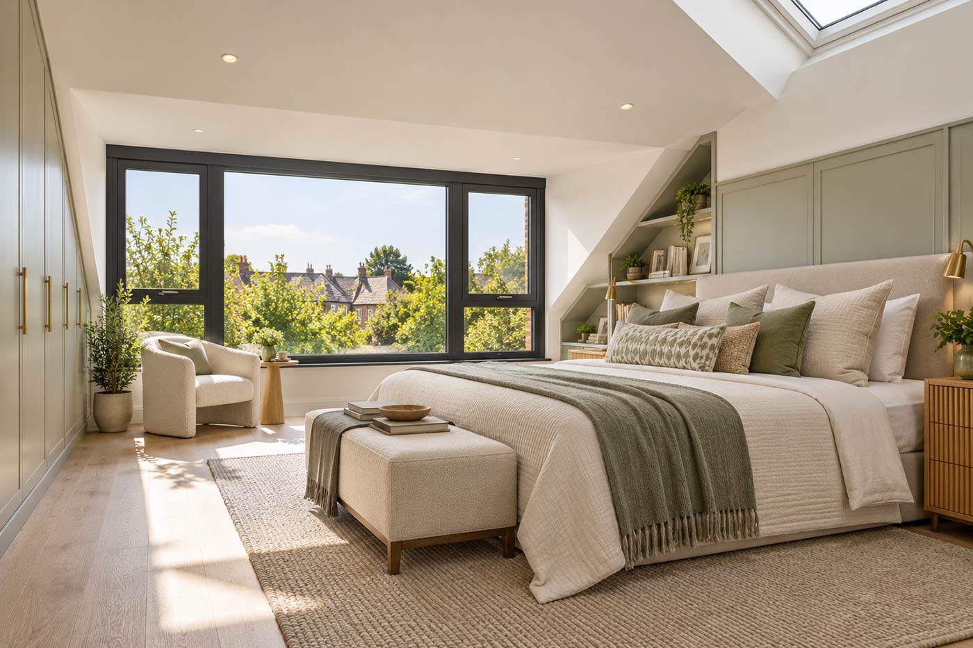South West London Loft Conversion Bedroom