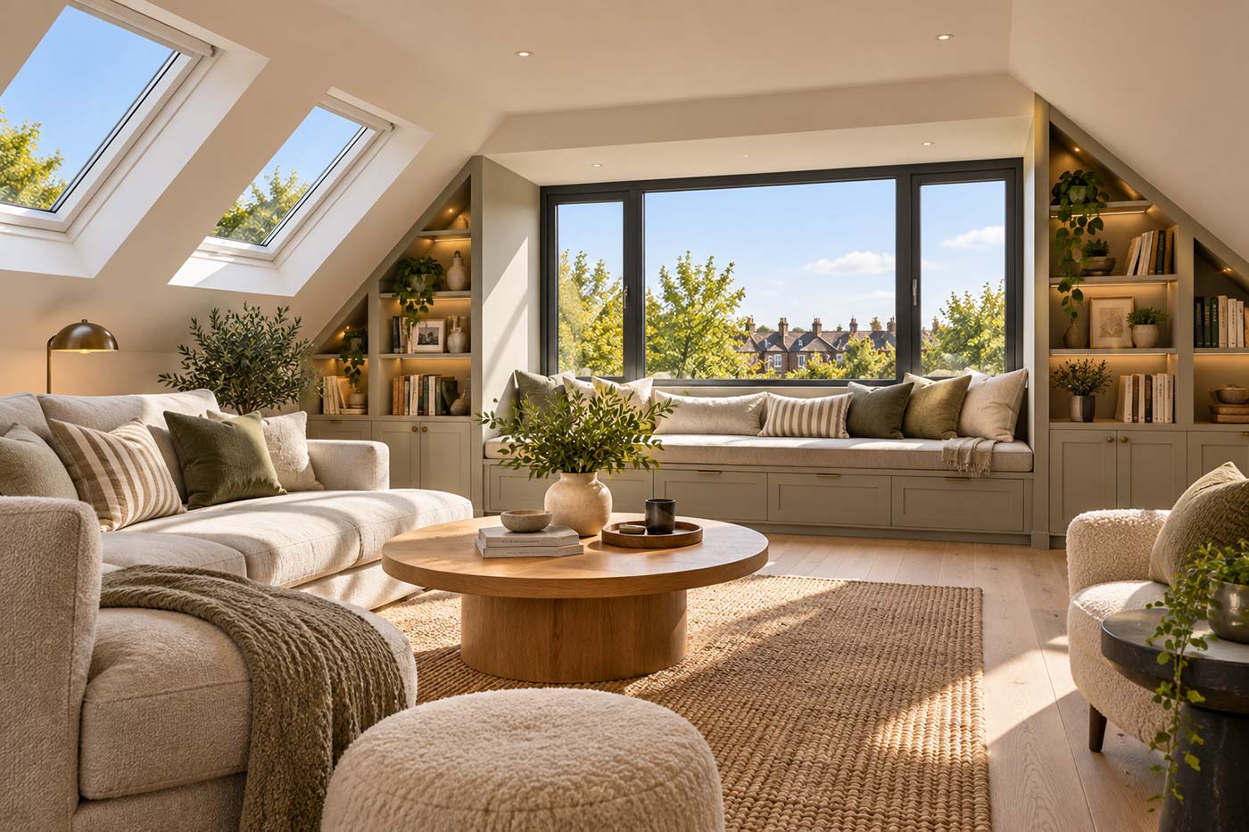 South West London Loft Conversion Living Room
