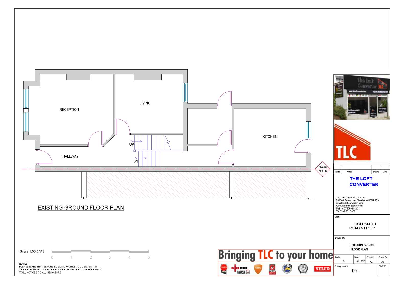 Dormer Loft Conversion Building Regulations Drawings North